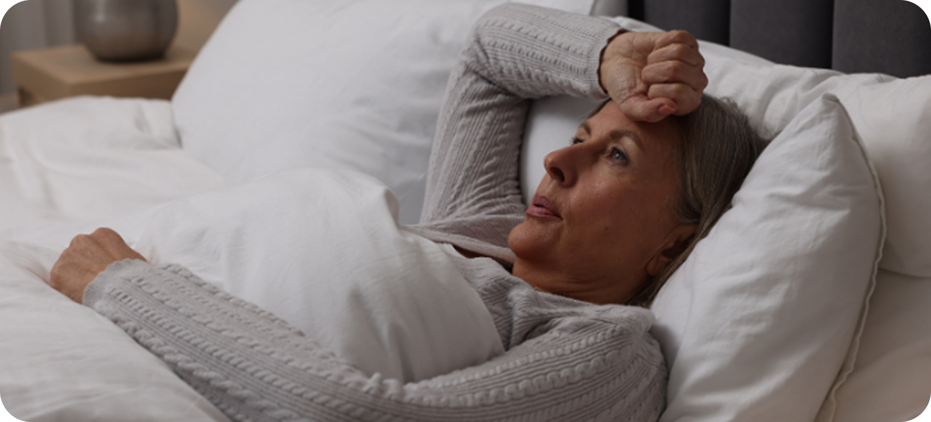 Woman relaxing on sofa