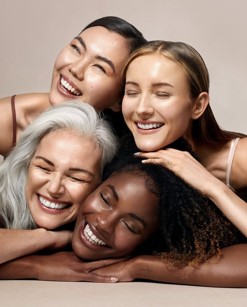 Group of happy women
