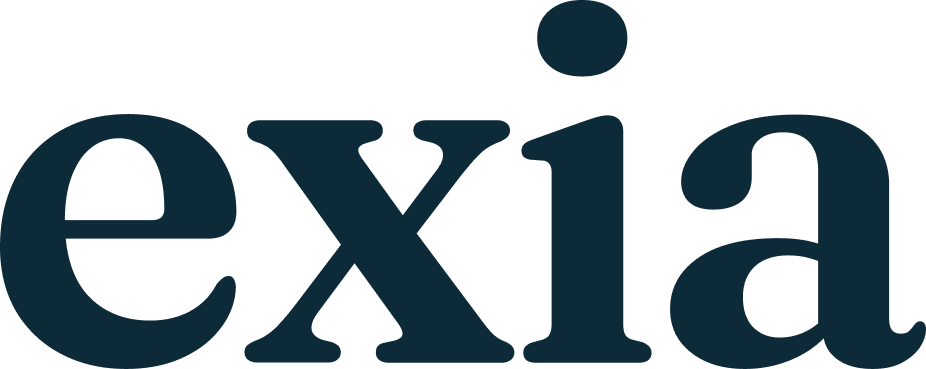 Exia text logo